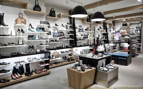 鞋店鞋子陈列摆设网红图,打造视觉盛宴的鞋品展示